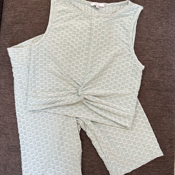 iris Shorts Mint Green Workout Set Poshmark